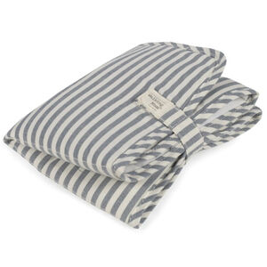 Matelas à langer de voyage Praliné Rayures Matcha 
