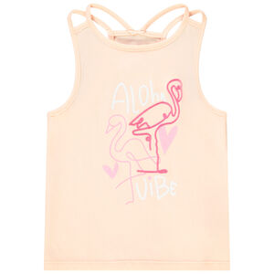Débardeur en jersey print fantaisie fille 