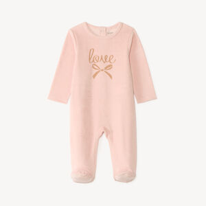 Dors-bien voor babymeisjes in schattige veloursprint 