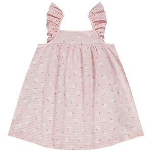 Tuniek in jersey met fantasieprint voor meisjes 