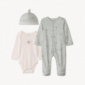 Set naissance 3 pièces "Ma maman d'amour" pour bébé 