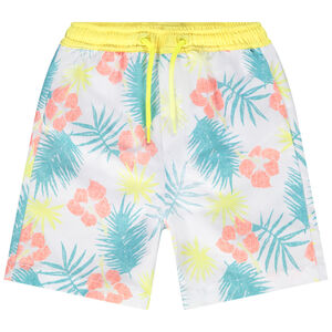 Short de bain microfibre imprimé hibiscus pour bébé garçon 