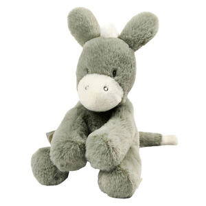 Peluche Âne 30cm Vert Foncé 