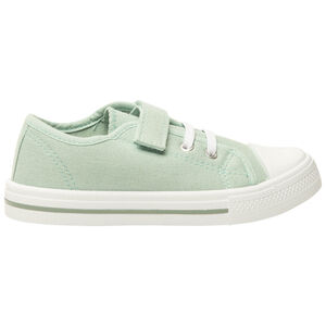 Baskets basses en toile avec lacets élastiques et velcro pour garçon 