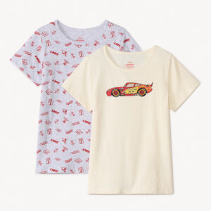 Lot de 2 maillots de corps Cars Disney pour garçon  