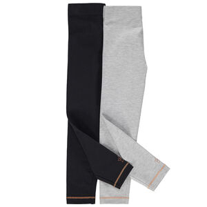 Set van 2 unis leggings met stiksels voor meisjes 