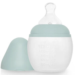 Biberon silicone 150 ml tétine débit lent Ivy Green 