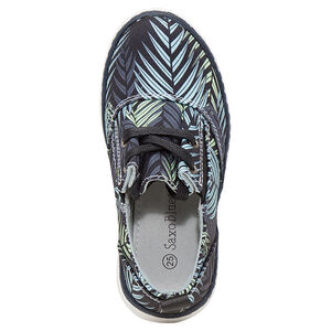 Baskets basses en toile avec motif végétal all-over 