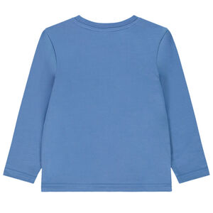 T-shirt manches longues patch ours garçon 