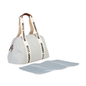 Sac à langer Mommy Club Signature + tapis à langer off white 