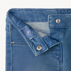 Jean slim à poches chat pour bébé fille 