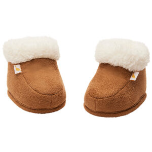 Chaussons effet daim doublés sherpa pour bébé garçon 
