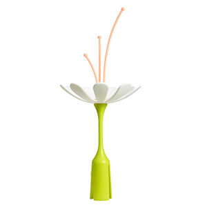 Egouttoir Fleur Stem - Vert/Blanc 