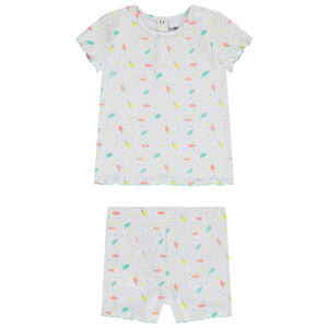 Set 2 pièces imprimé glaces pour bébé fille 