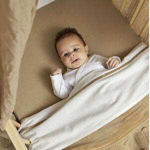 Hoeslaken jersey - Taupe - 75x95 cm 