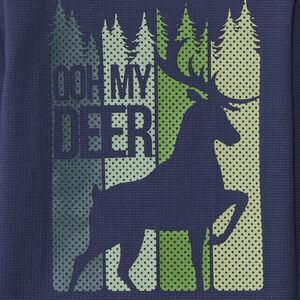 T-shirt met lange mouwen en dierenprint voor jongens 