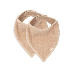 Bavoir bandana - Biscuit 2 pièces 