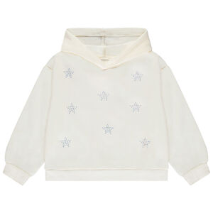 Sweatshirt met strass sterren voor meisjes 