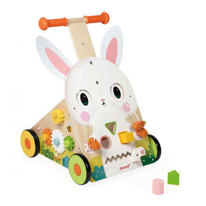 Chariot multi-activités en bois Lapin 