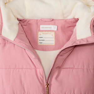 Doudoune rembourrée et doublée micropolaire pour fille 