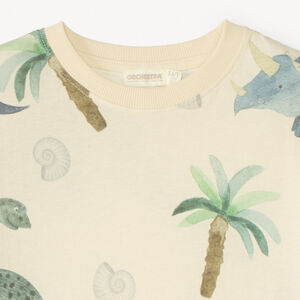 T-shirt manches courtes imprimé dinosaure garçon 