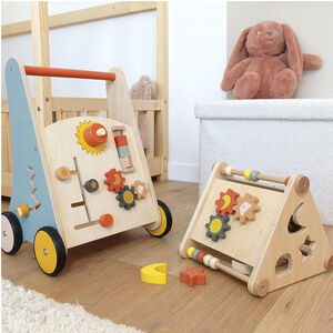 Houten multi-activiteiten driehoek - Trois Kilos Sept - Multicolor 
