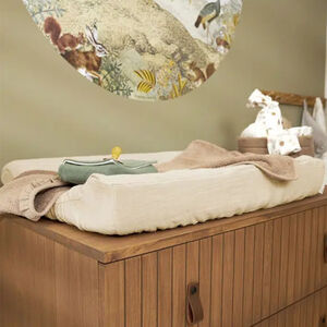 Housse matelas à langer mousseline - Soft Sand - 50x70 cm 