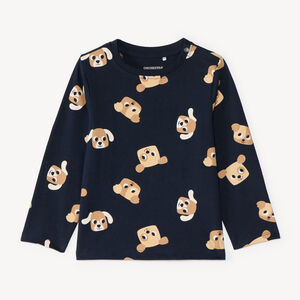T-shirt met lange mouwen voor baby jongens met dierenprint 