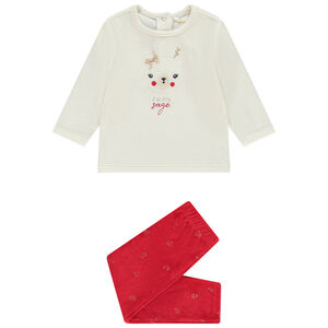 Set van 2-delige fluwelen pyjama met fantasie prinses voor meisjes met verschillende openingen volgens de leeftijd 