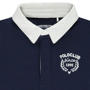 Poloshirt met korte mouwen en Engels borduursel voor jongen 