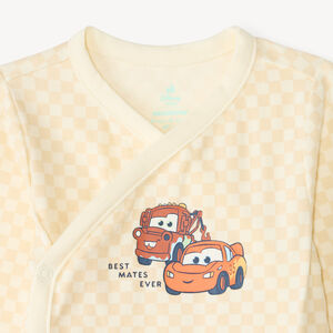 3-pack lange mouwen rompers voor baby jongens Flash McQueen Disney-Pixar 