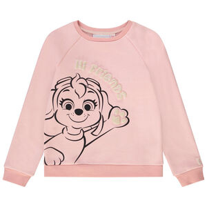 Sweat avec puff print pailleté Stella Pat'Patrouille pour fille 