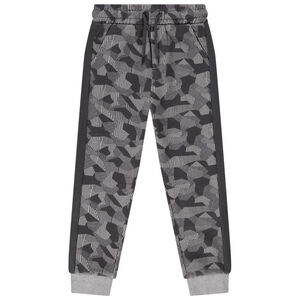 Sportieve fleece joggingbroek met camouflageprint voor jongens 