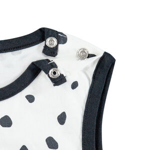 Ensemble avec débardeur print taches et short à poche 