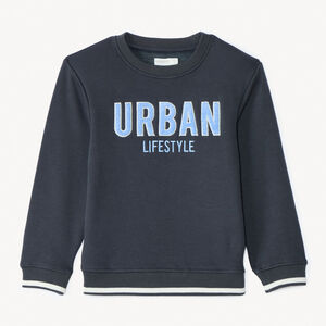 Sweat molleton à patchs bouclettes pour garçon 