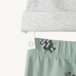 Pyjama 2-delig lange stijl voor babyjongen met robotmotief (Afwerkingen variëren per leeftijd) 