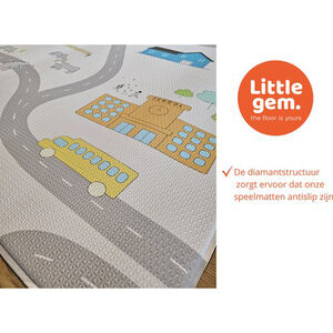 Tapis de jeu 100x140cm Roadmap 