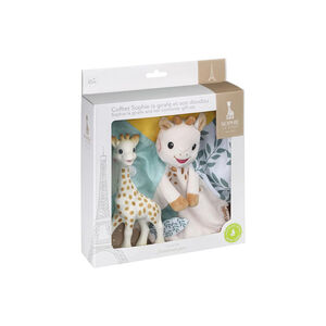 Coffret Sophie la girafe et son doudou  