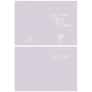 Carte de voeux Jullie worden opa & oma 