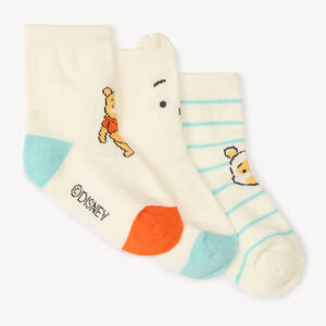 Set van 3 paar Disney Winnie the Pooh sokken voor babyjongens 