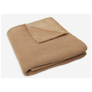 Couverture fleece Basic Knit 100X150cm - Biscuit  