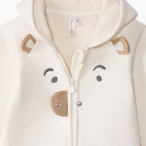 Lange teddy beren romper voor baby 
