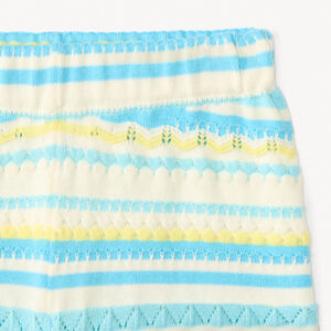 Twee-delige set met gebreide tule top en short voor babymeisjes 