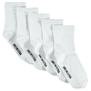Lot de 5 paires de chaussettes unies 