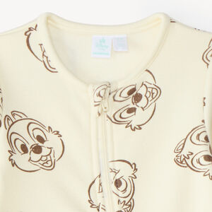 Donsbabykleding voor jongens gevoerd met sherpa van Tic en Tac Disney. 
