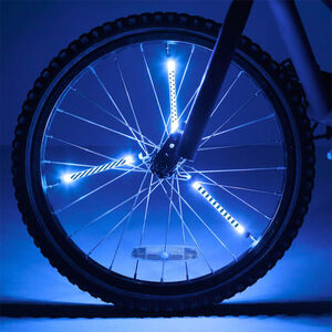 Verlichtingbuizen voor fietsspaken SpinBrightz Motief Blauw 