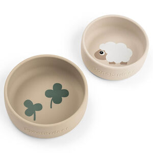 Set de 2 bols en silicone Sheepy Sable 