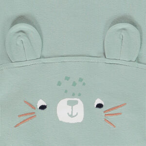 Pyjama in jersey print tijger voor baby jongen 