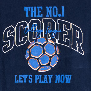 T-shirt met lange mouwen in effen jersey met fantasieborduursels voor jongens 