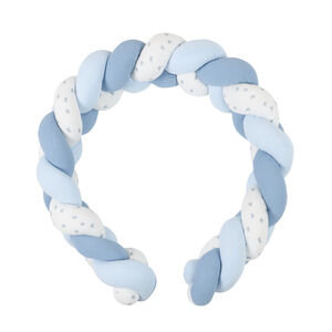 Decoratieve vlecht Tiny Flowers - Blauw 